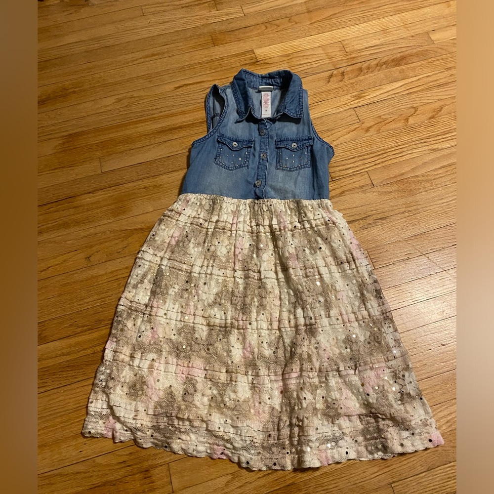 Justice Girl 8 Denim Top Dress